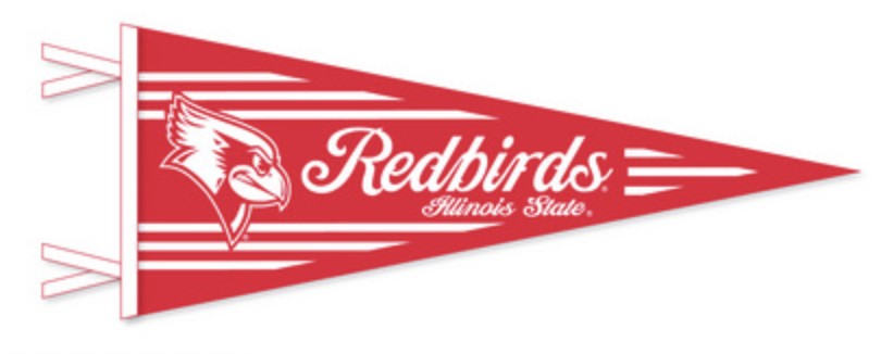 Red and White Redbirds Pennant