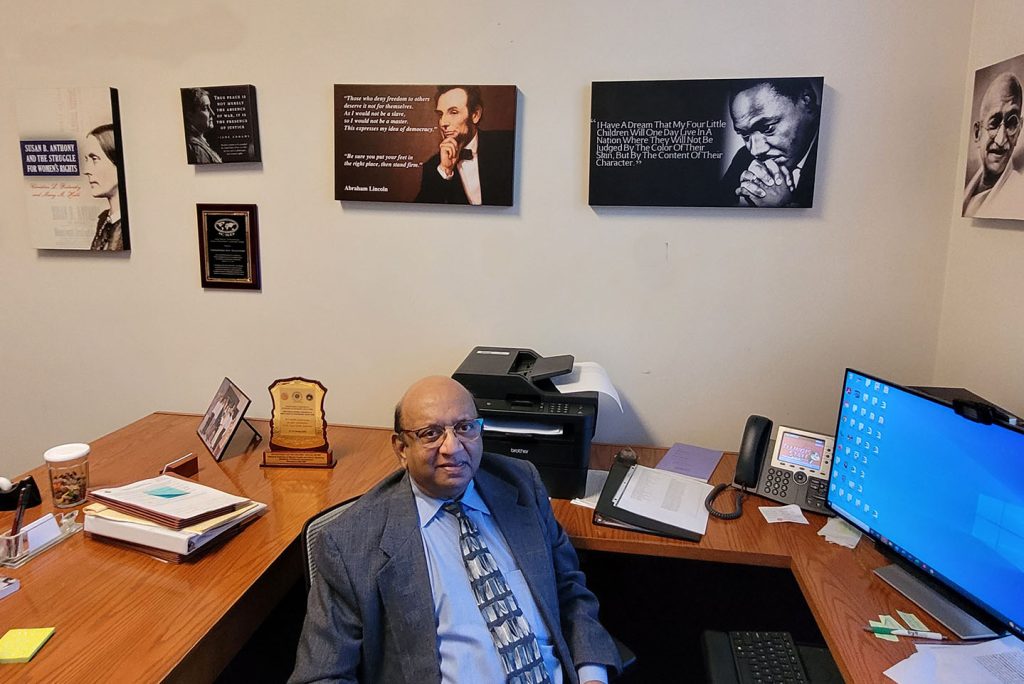 Dr. Ramanathan, Director of the School of Social Work